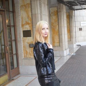 Lynn Ritchie Sequin Jacket & Skirt